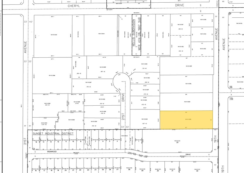 9838 N 19th Ave, Phoenix, AZ à louer - Plan cadastral – Image 3 sur 3