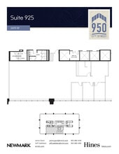 950 17th St, Denver, CO à louer Plan d’étage– Image 1 sur 7