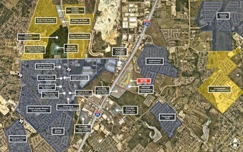 I-35 & Bebee Rd, Kyle, TX - VUE AÉRIENNE  vue de carte - Image1