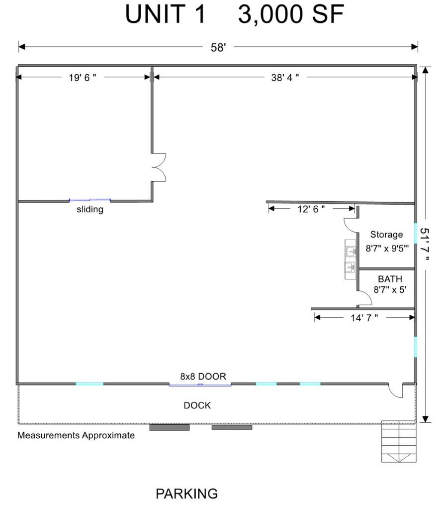 39W433 Highland Ave, Elgin, IL à louer Plan d’étage– Image 1 sur 1