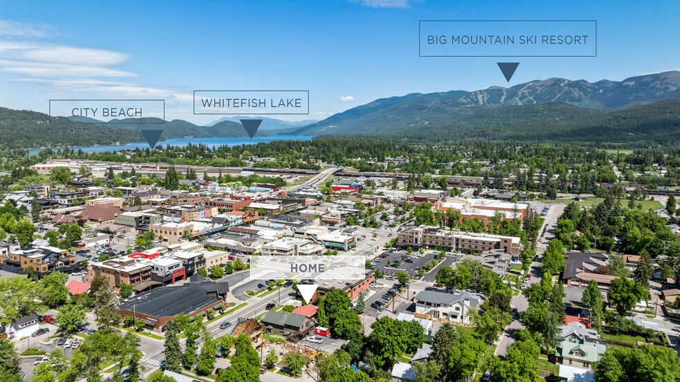327 Spokane Ave, Whitefish, MT à vendre - Aérien – Image 2 sur 21