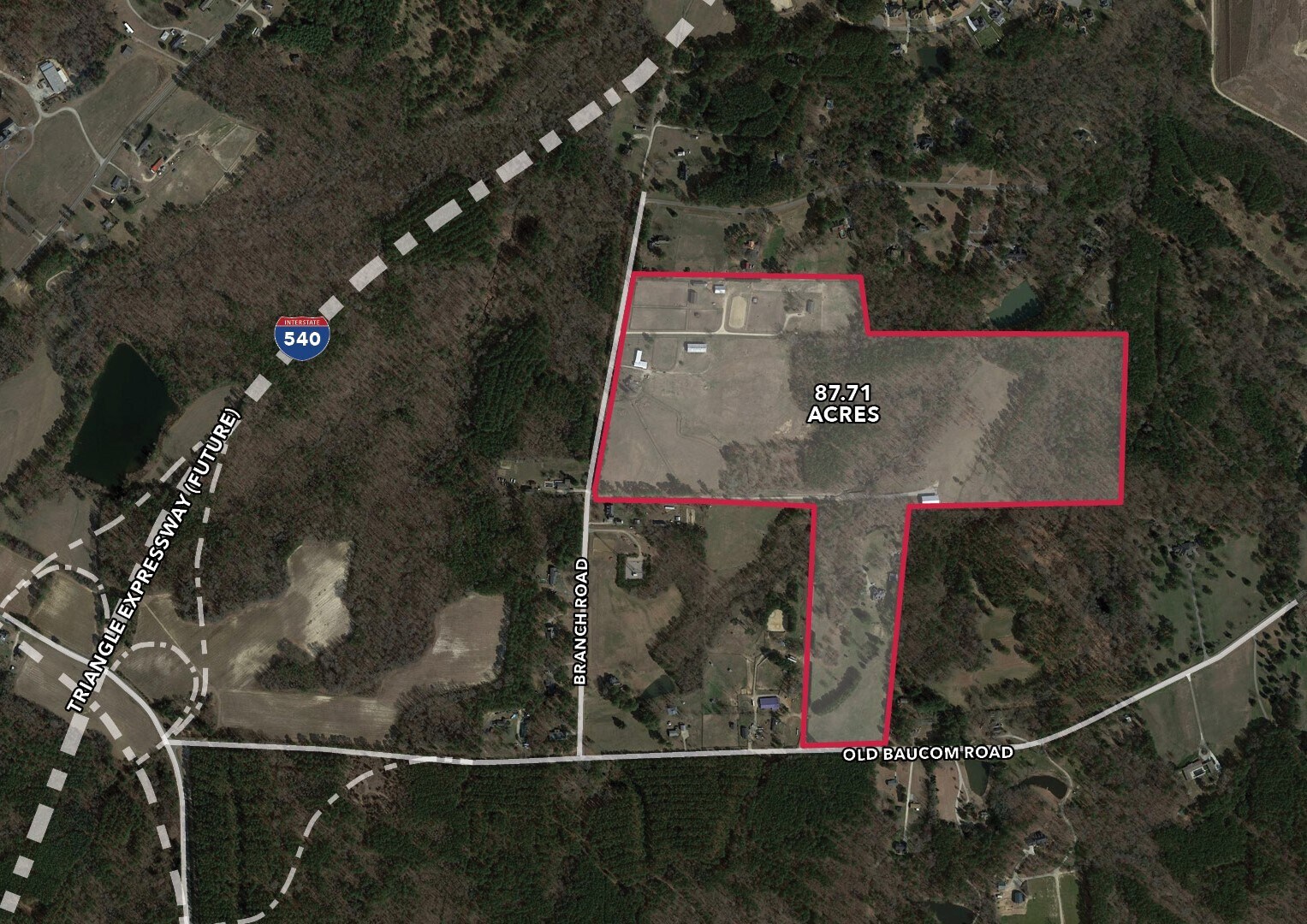 Old Baucom Rd, Raleigh, NC à vendre Aérien– Image 1 sur 4