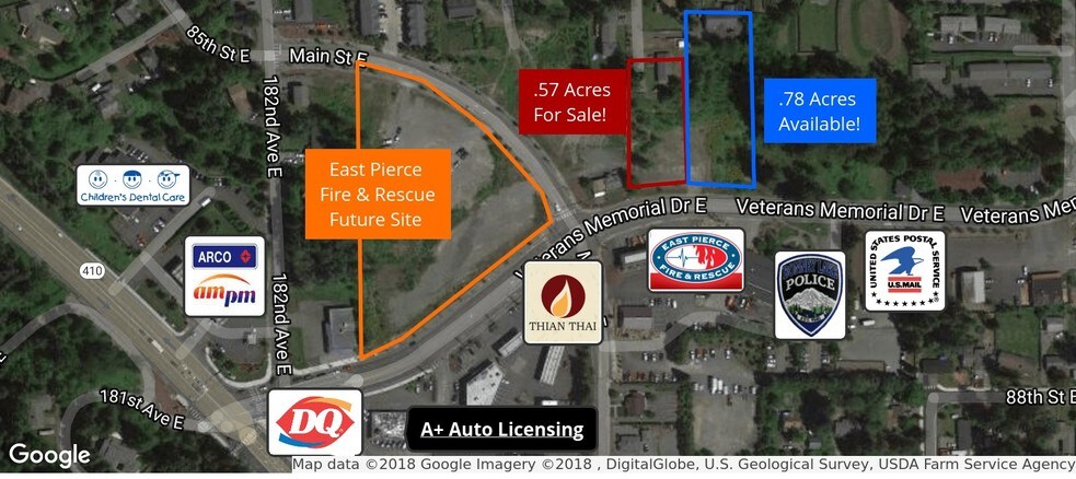 18404-18414 Veterans Memorial Dr E, Bonney Lake, WA à vendre - Aérien – Image 3 sur 7