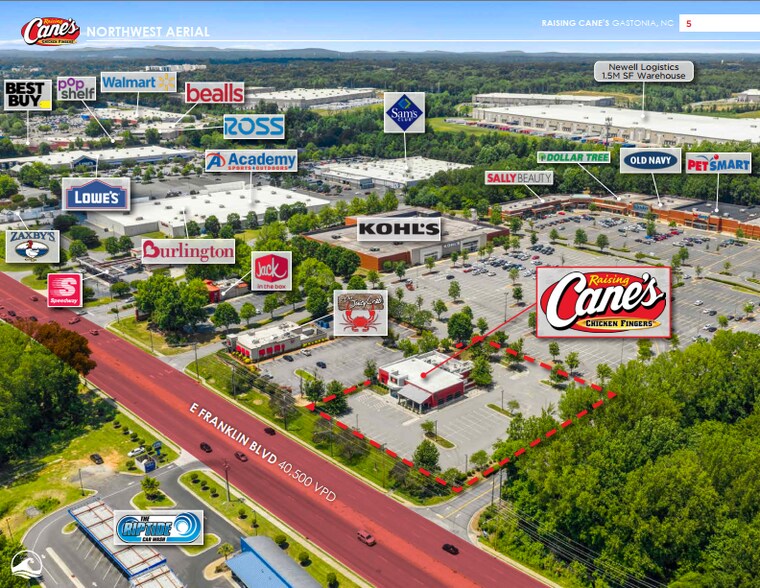 3638 E Franklin Blvd, Gastonia, NC à vendre - Photo de l’immeuble – Image 3 sur 5