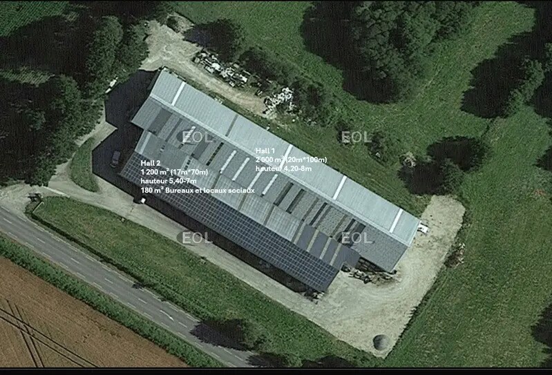 Industriel/Logistique dans Kerfourn à louer - Aérien – Image 3 sur 3
