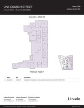 1 Church St, Rockville, MD à louer Plan d’étage– Image 1 sur 1