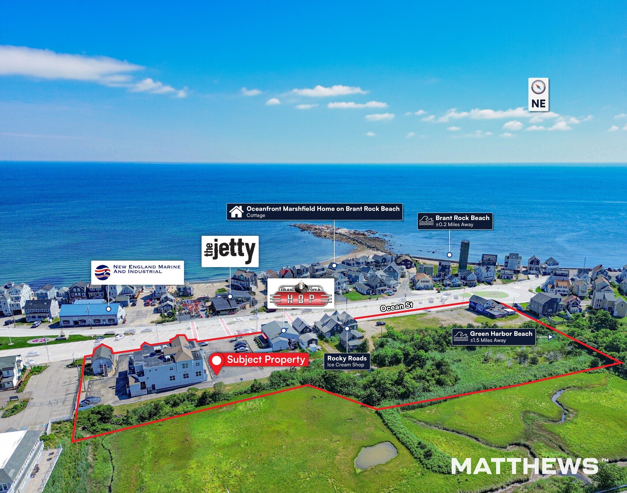 239 Ocean St, Marshfield, MA à vendre Photo de l’immeuble– Image 1 sur 2