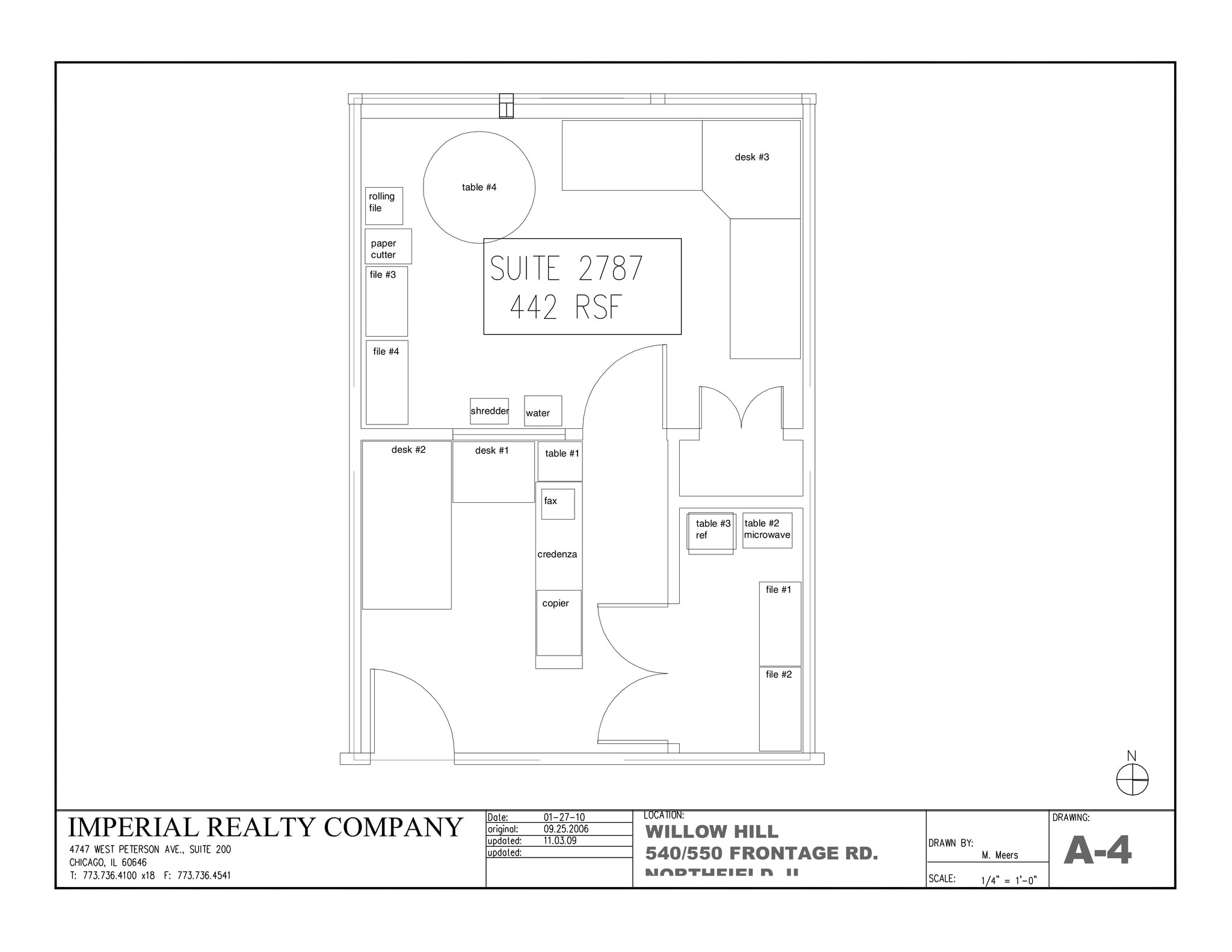 540-550 W Frontage Rd, Northfield, IL à louer Plan de site– Image 1 sur 3
