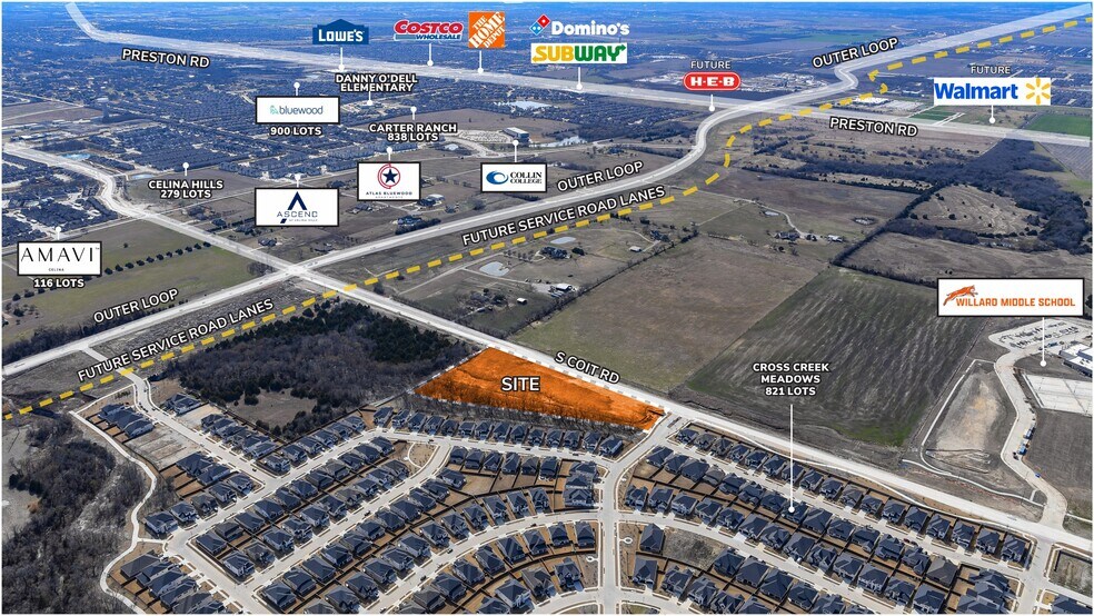 Coit Rd, Celina, TX à vendre - Photo de l’immeuble – Image 2 sur 5