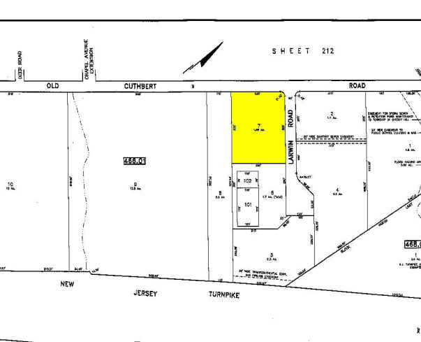 1971 Old Cuthbert Rd, Cherry Hill, NJ à louer - Plan cadastral – Image 2 sur 6