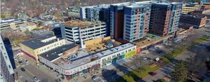 115-119 E Grand River Ave, East Lansing, MI - Vue aérienne vue de carte