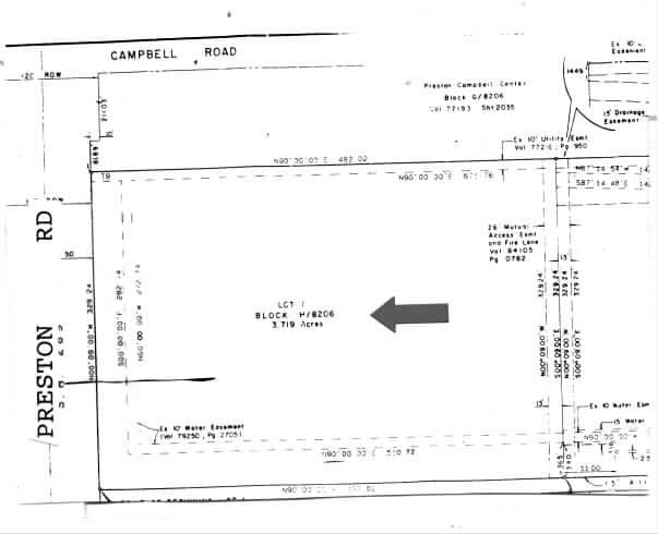17000 Preston Rd, Dallas, TX à vendre - Plan cadastral – Image 2 sur 26