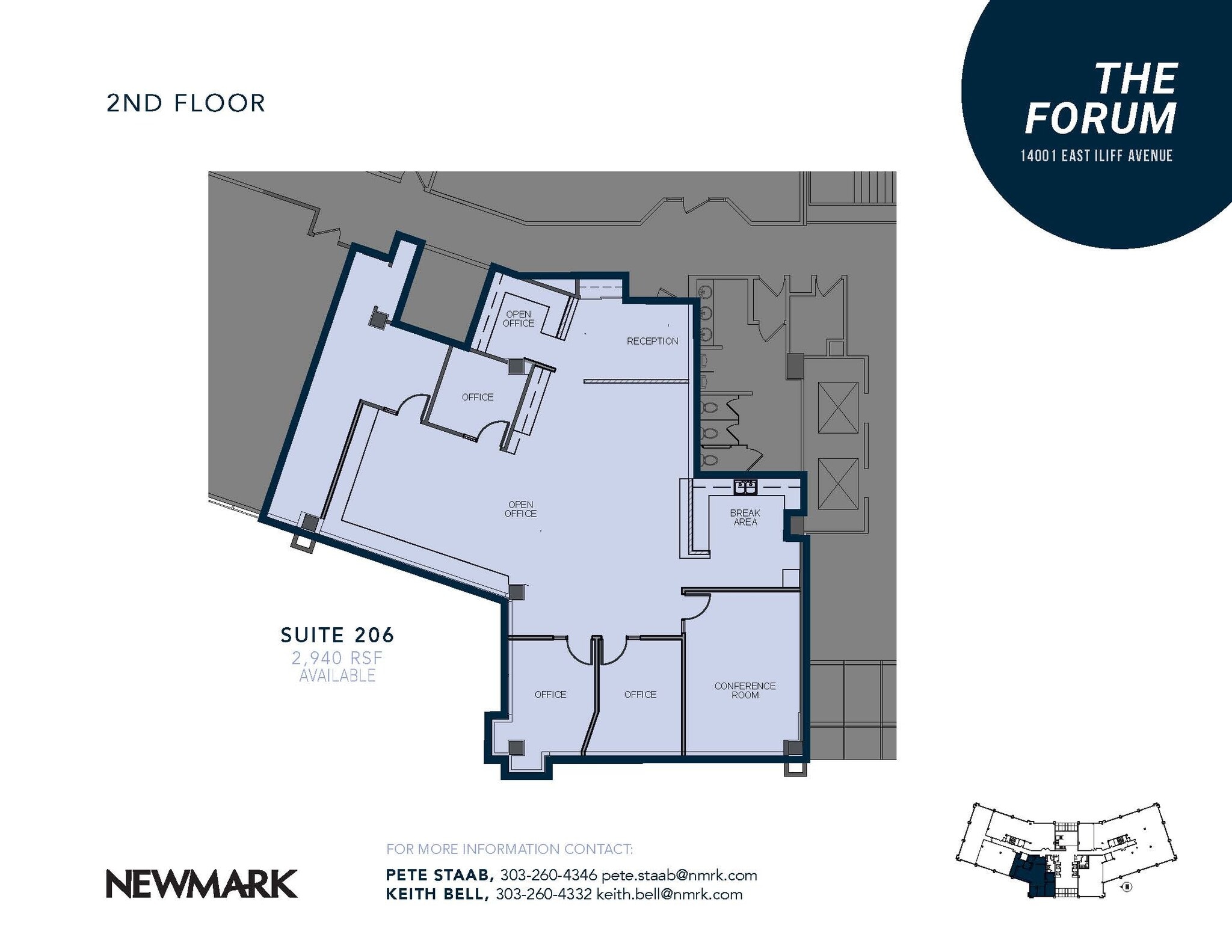 14001 E Iliff Ave, Aurora, CO à vendre Plan d’étage– Image 1 sur 1