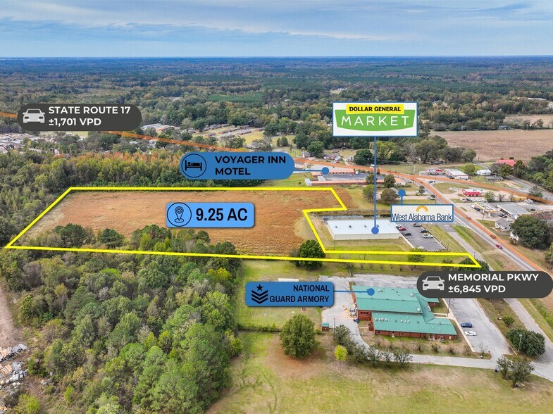 adj. to 530 Memorial Pkwy, Aliceville, AL à vendre - Photo de l’immeuble – Image 2 sur 8