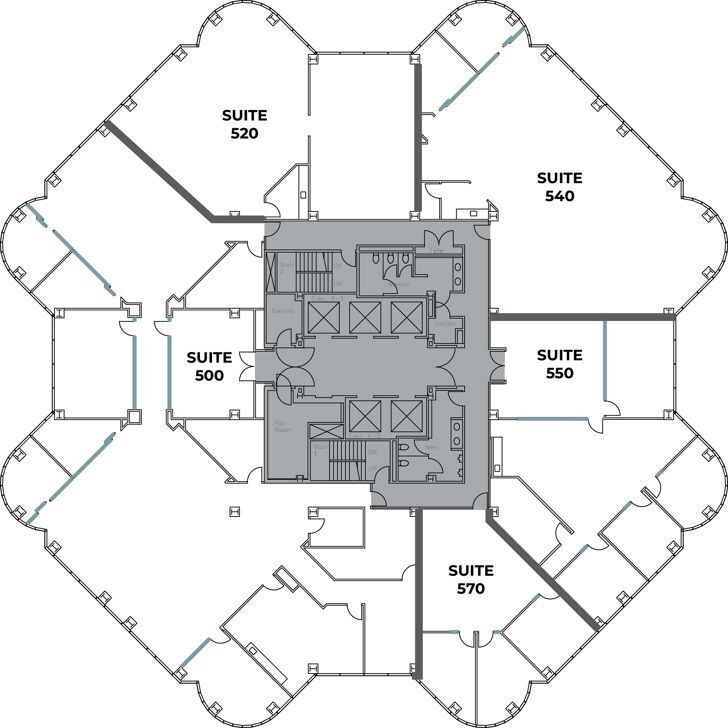 4270 Executive Sq, La Jolla, CA à louer Plan d’étage– Image 1 sur 1