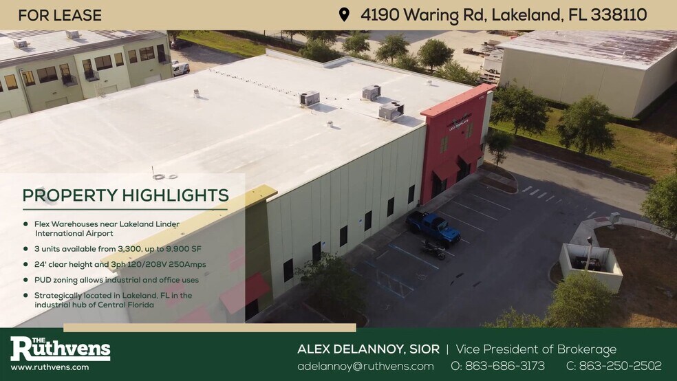 4190 Waring Rd, Lakeland, FL à louer - Vidéo sur l’annonce professionnelle – Image 2 sur 9