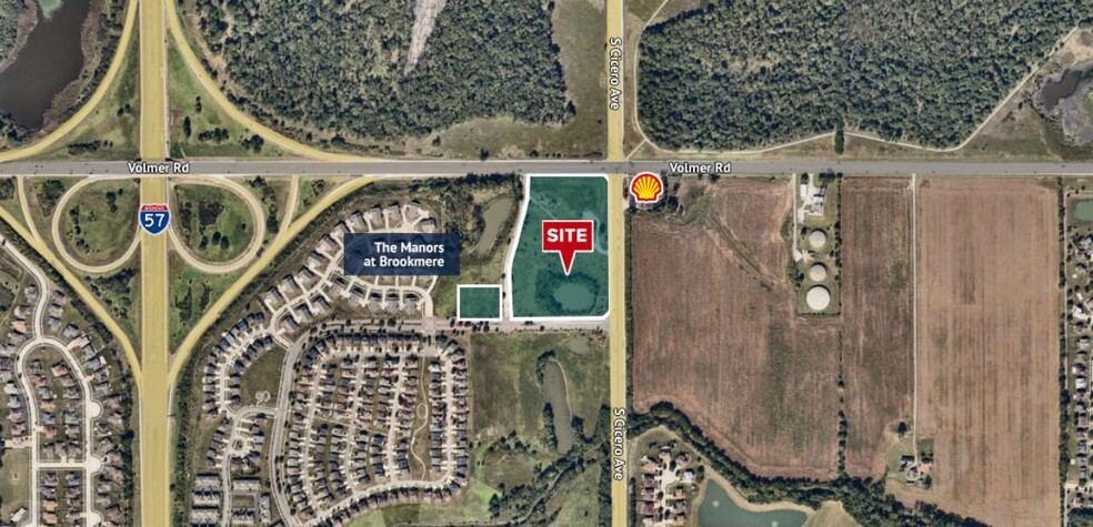 SWC Vollmer Rd & Cicero Ave, Matteson, IL à vendre - Aérien – Image 1 sur 2