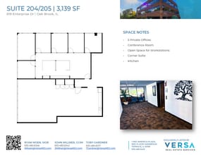 619 Enterprise Dr, Oak Brook, IL à louer Plan d’étage– Image 2 sur 2