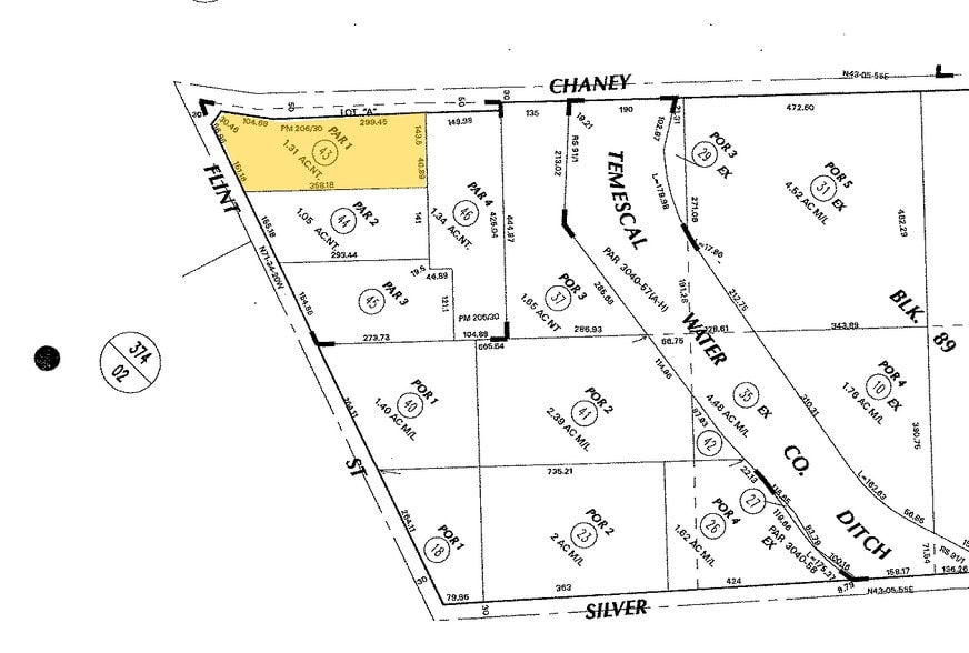 500 Chaney St, Lake Elsinore, CA à louer - Plan cadastral – Image 3 sur 7