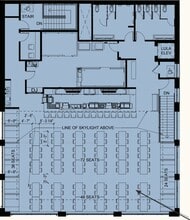744 S Dearborn St, Chicago, IL à louer Plan d’étage– Image 2 sur 3