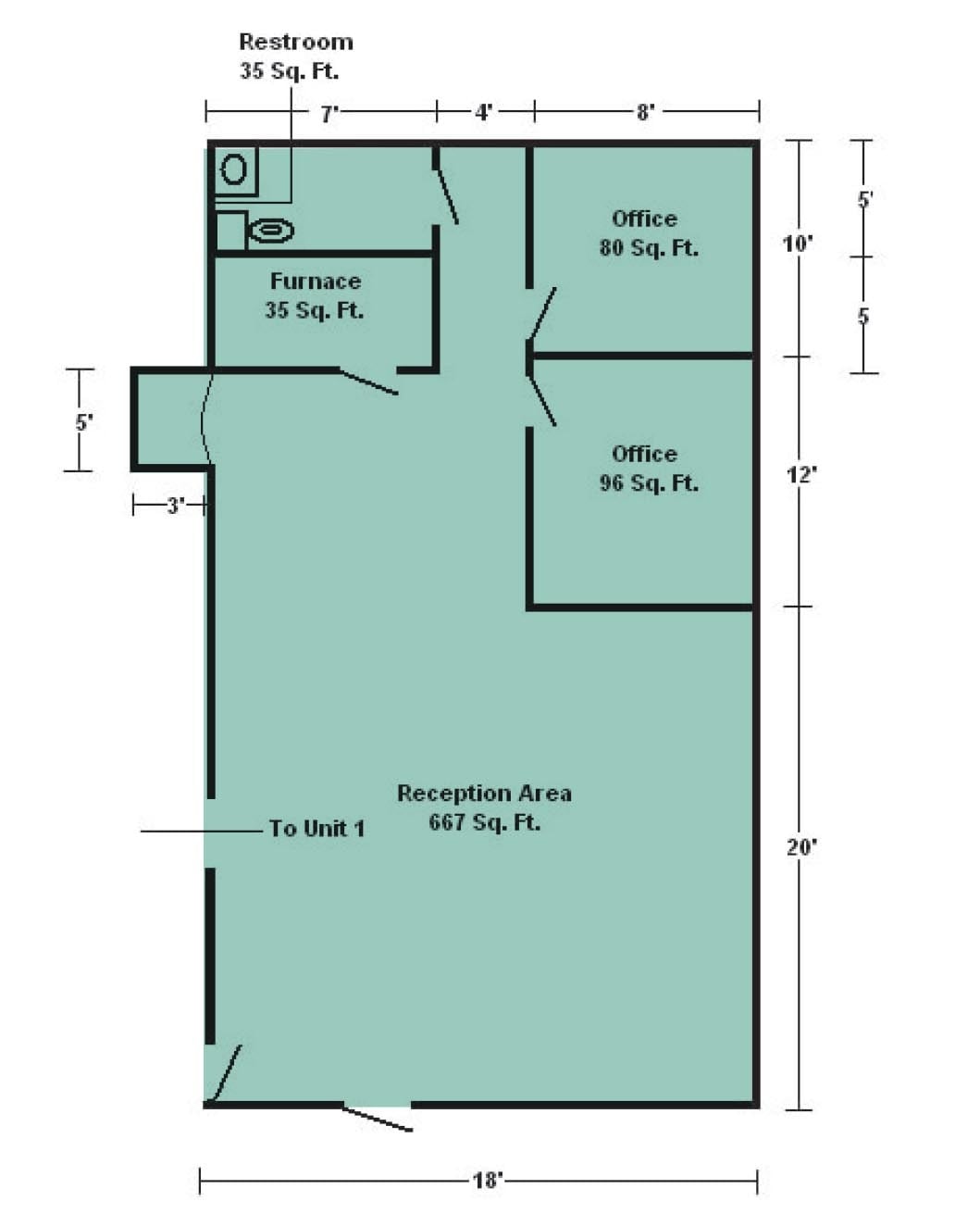 4214 Fleur Dr, Des Moines, IA à louer Plan d’étage– Image 1 sur 2