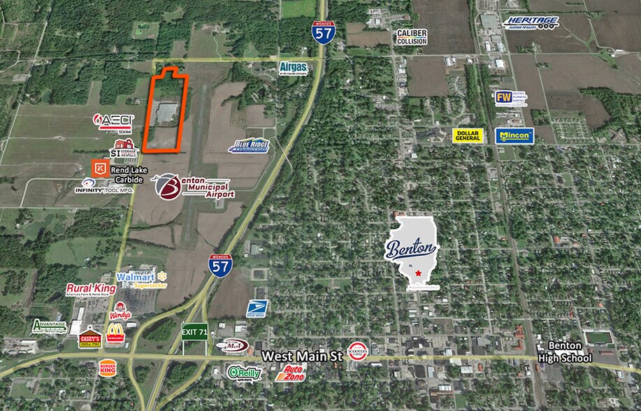 10231 Sugar Creek Rd, Benton, IL à vendre - Photo de l’immeuble – Image 2 sur 15
