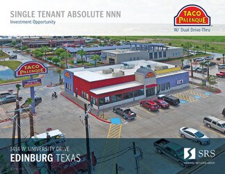 Plus de détails pour 1414 W University Dr, Edinburg, TX - Local commercial à vendre