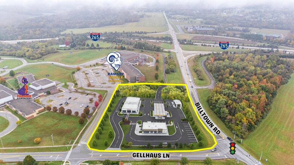 6503 Billtown Rd, Jeffersontown, KY à vendre - Plan de site – Image 2 sur 4