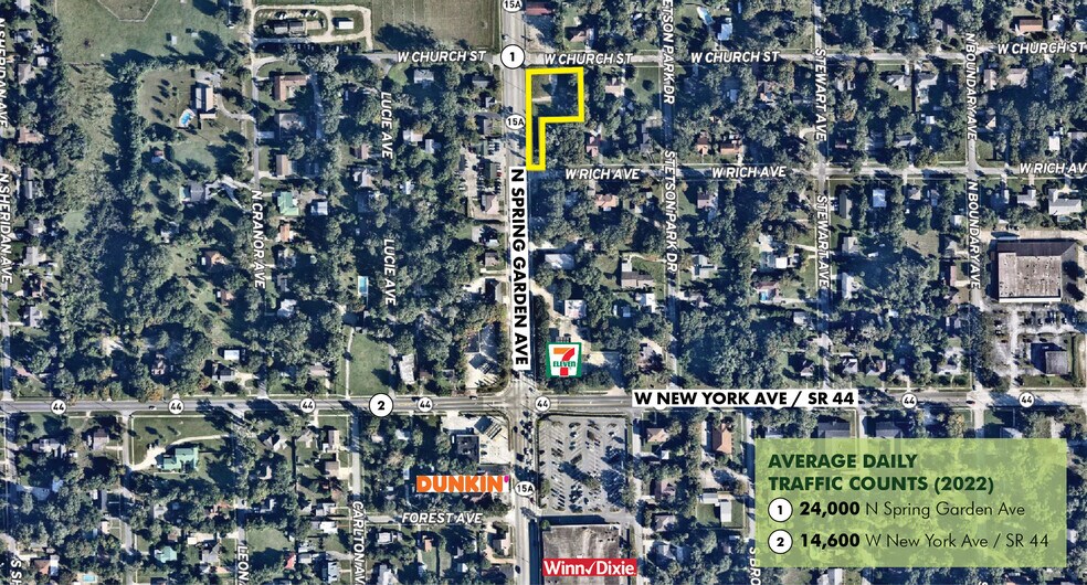 217 N Spring Garden Ave, Deland, FL à vendre - Photo de l’immeuble – Image 1 sur 3