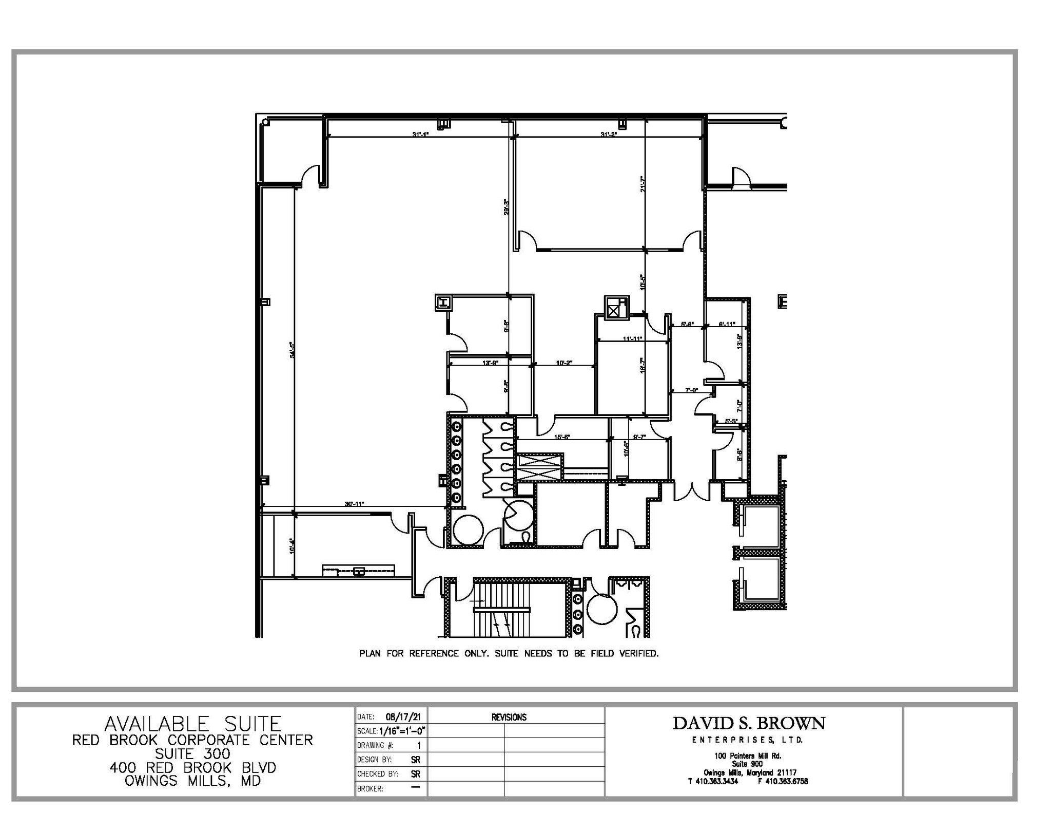 600 Red Brook Blvd, Owings Mills, MD à louer Plan d’étage– Image 1 sur 1