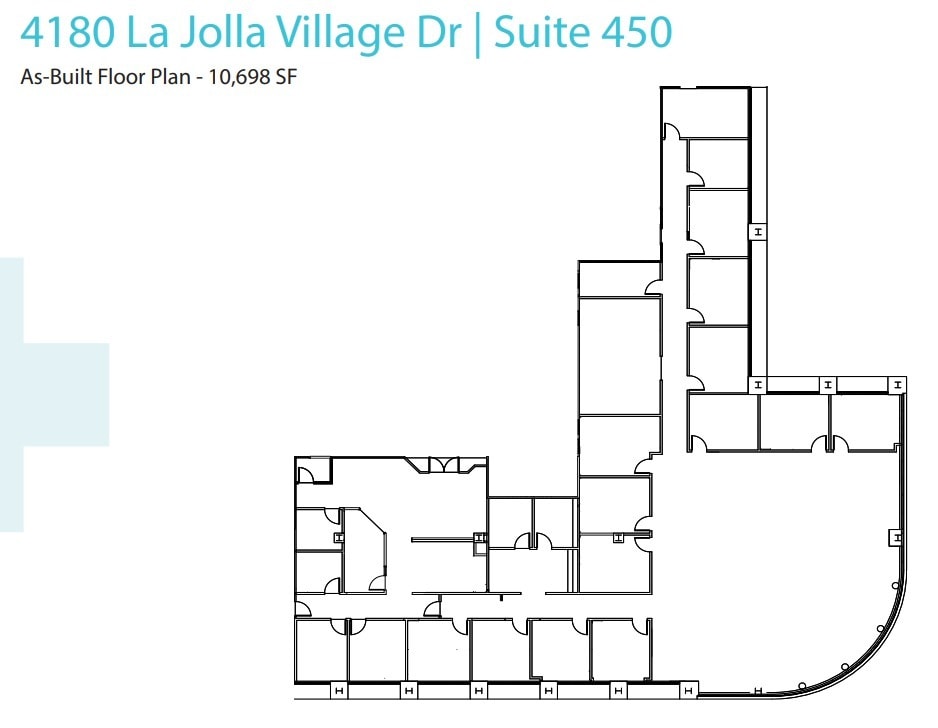 4180 La Jolla Village Dr, La Jolla, CA à louer Plan d’étage– Image 1 sur 1