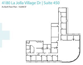 4180 La Jolla Village Dr, La Jolla, CA à louer Plan d’étage– Image 1 sur 1