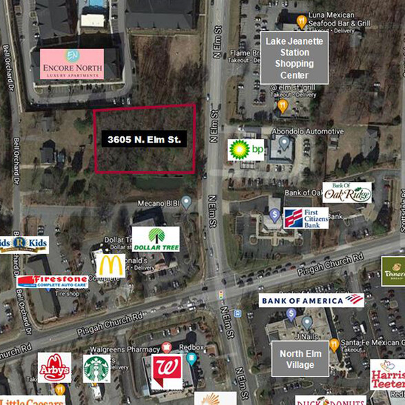 3605 N Elm St, Greensboro, NC à vendre - Photo de l’immeuble – Image 1 sur 3