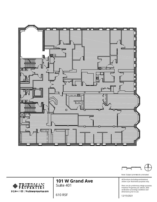101 W Grand Ave, Chicago, IL à louer Plan d’étage– Image 1 sur 2