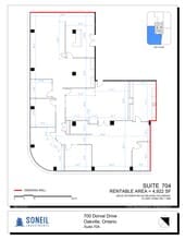 700 Dorval Dr, Oakville, ON à louer Plan de site– Image 1 sur 8