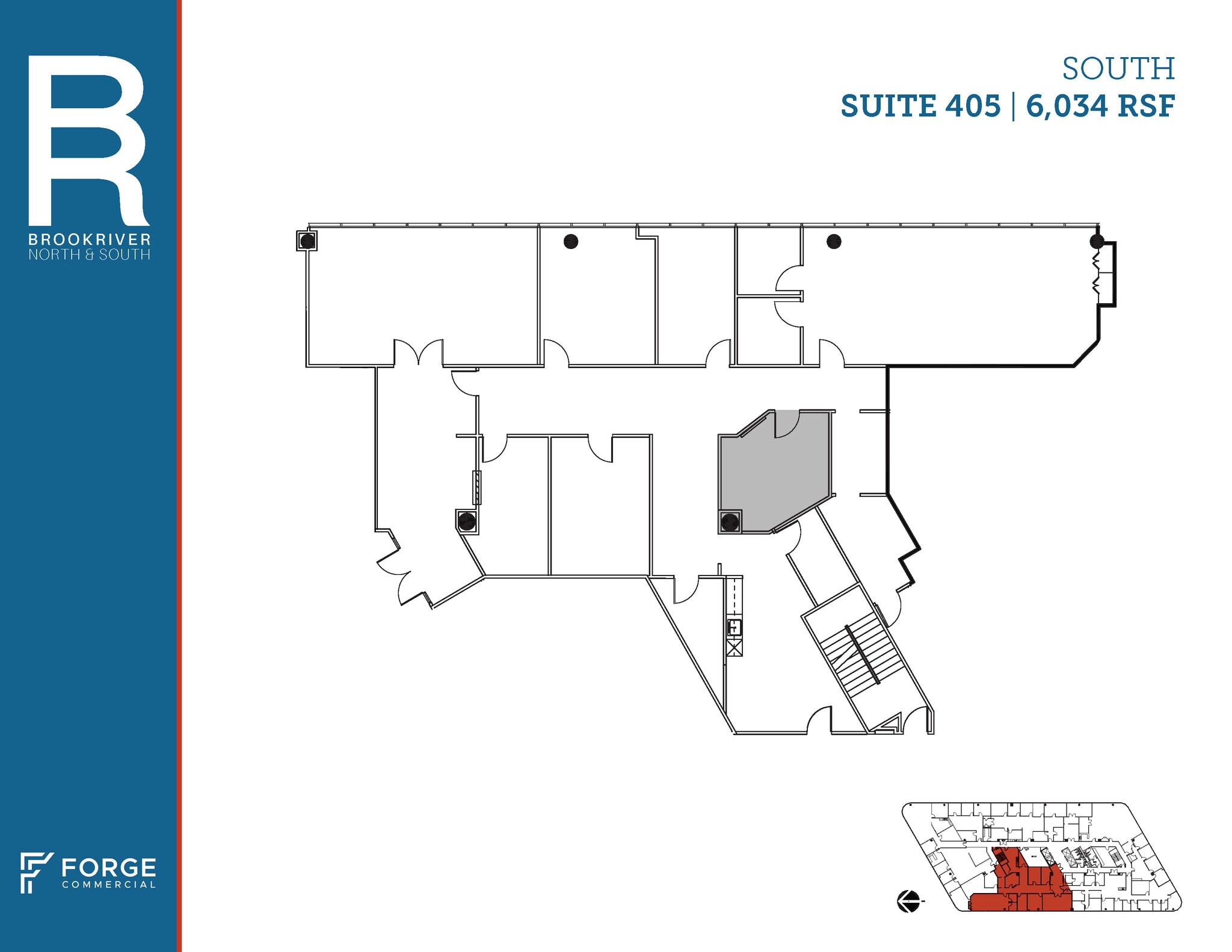 8200 Brookriver Dr, Dallas, TX à louer Plan d’étage– Image 1 sur 1