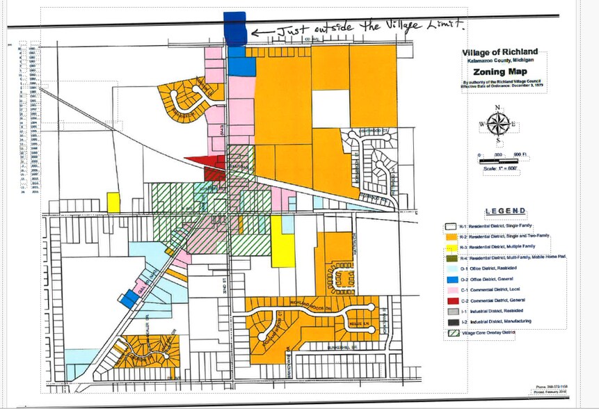8532 N 32nd St, Richland, MI à vendre - Plan de site – Image 3 sur 4