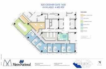 820 Gessner Rd, Houston, TX à louer Plan de site– Image 1 sur 1