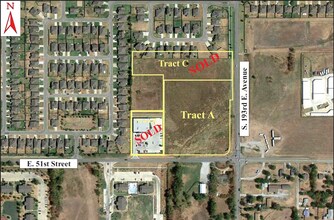 S 193rd Ave, Broken Arrow, OK - Vue aérienne  vue de carte