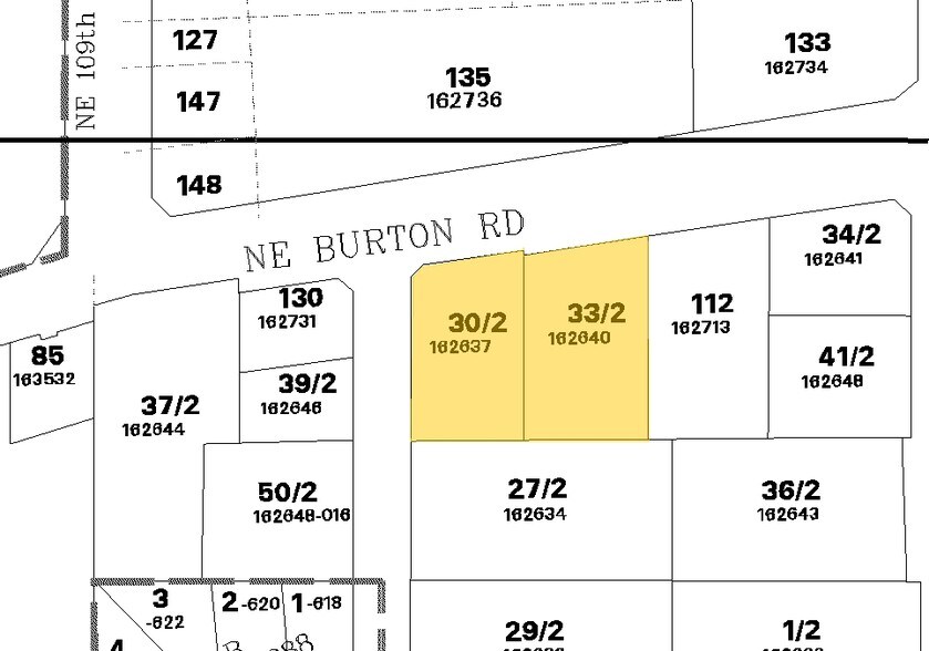 11001 NE Burton Rd, Vancouver, WA à vendre - Plan cadastral – Image 3 sur 3