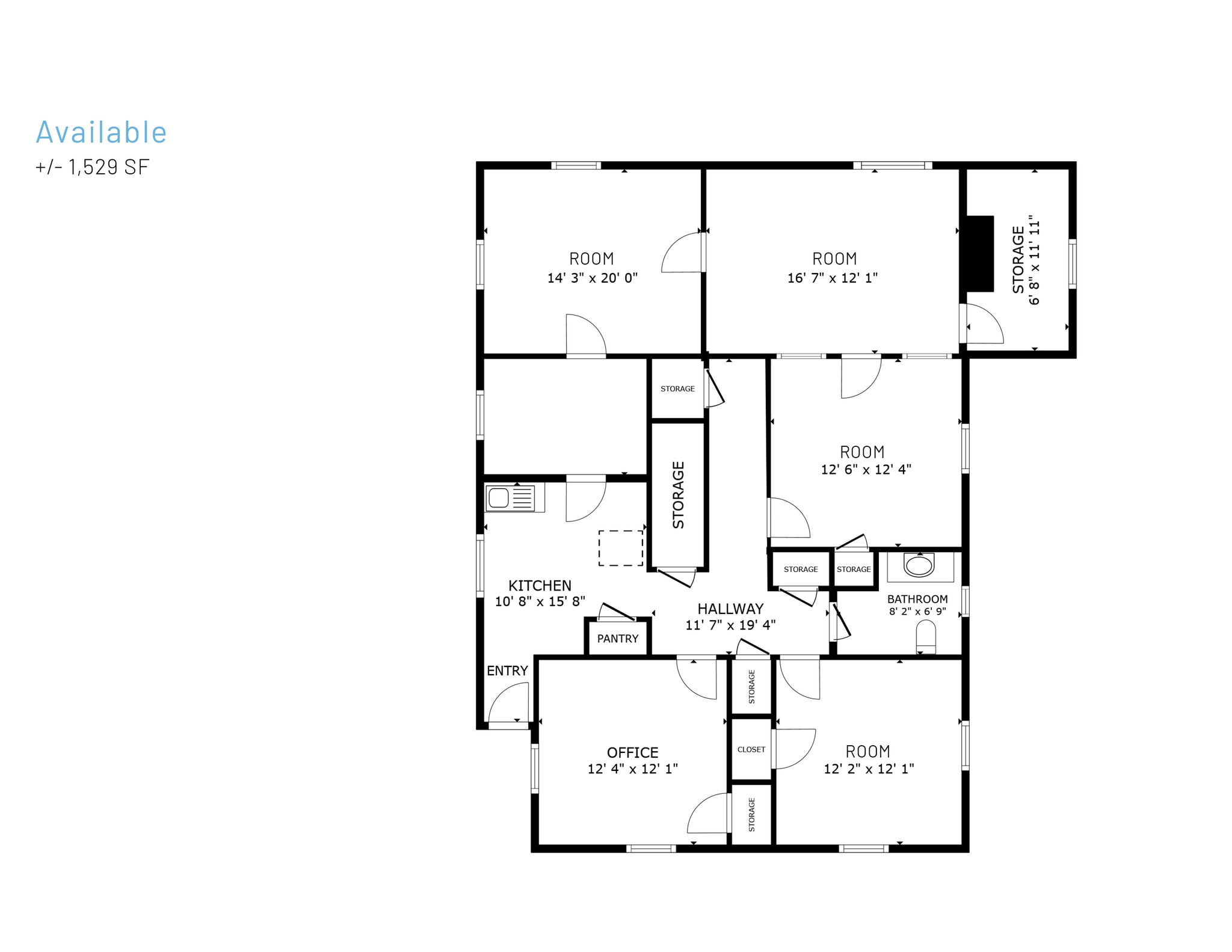 2128 Mcclintock Rd, Charlotte, NC à louer Plan d’étage– Image 1 sur 1