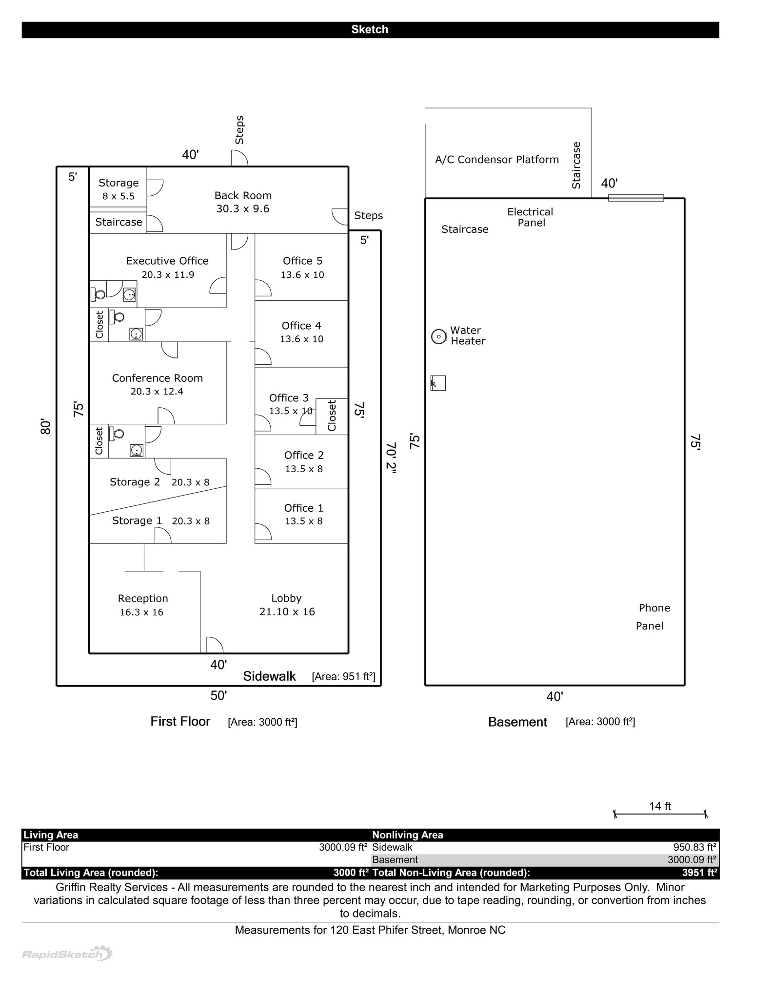 120 E Phifer St, Monroe, NC à louer Plan de site– Image 1 sur 10