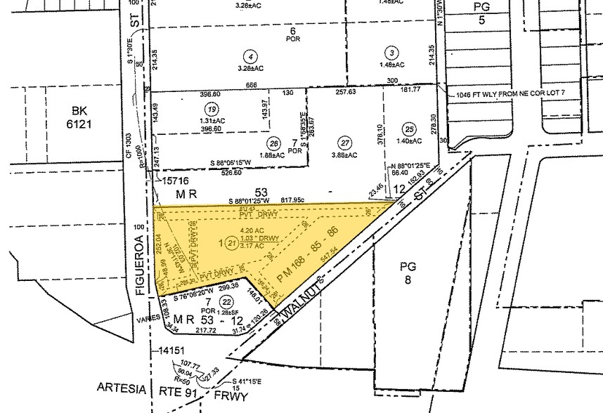 17202-17234 S Figueroa St, Gardena, CA à louer - Plan cadastral – Image 2 sur 2