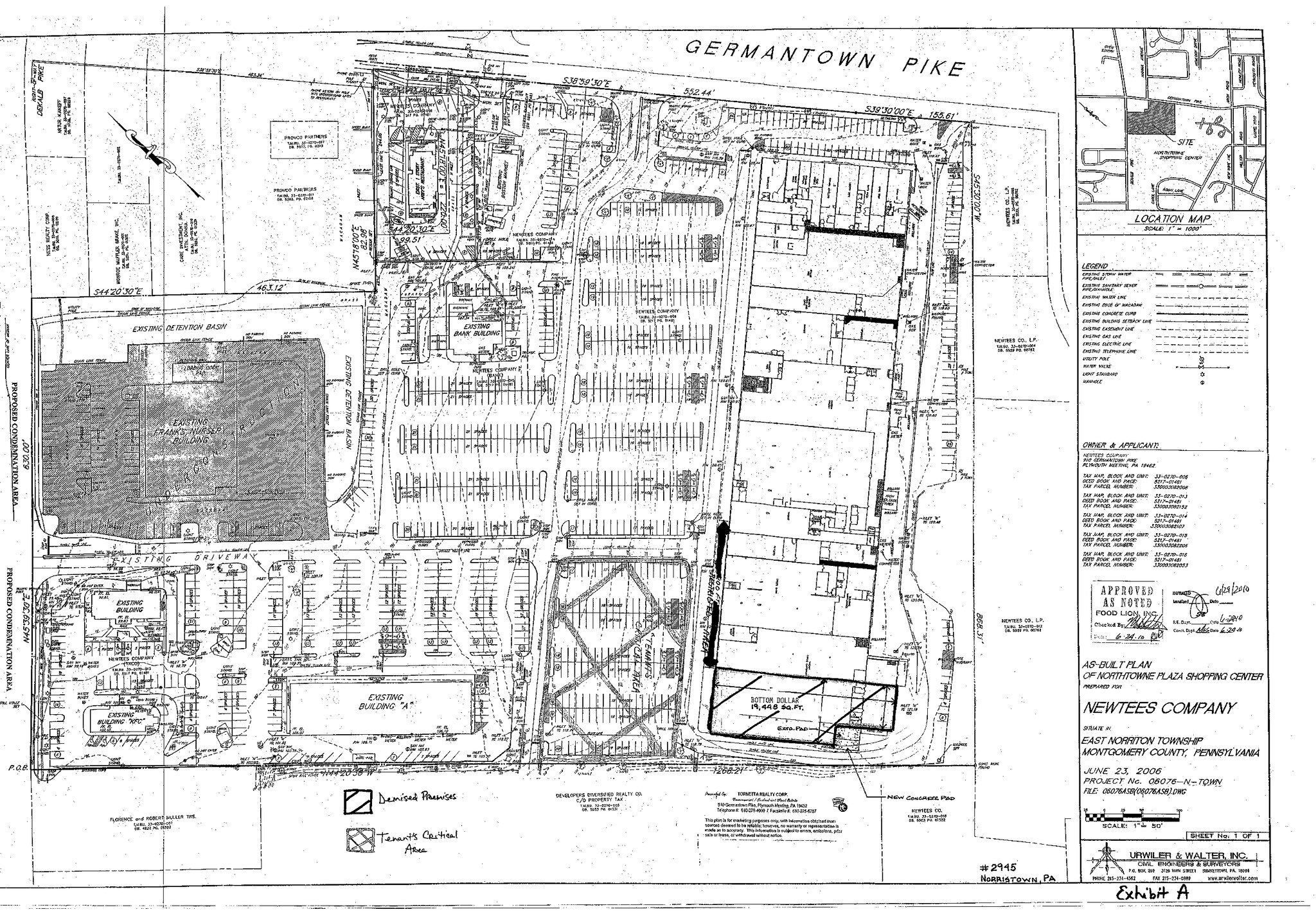 2860 Dekalb Pike, East Norriton Township, PA à louer Plan de site– Image 1 sur 1