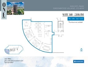 5251 Dtc Pky, Greenwood Village, CO à louer Plan d’étage type– Image 1 sur 2