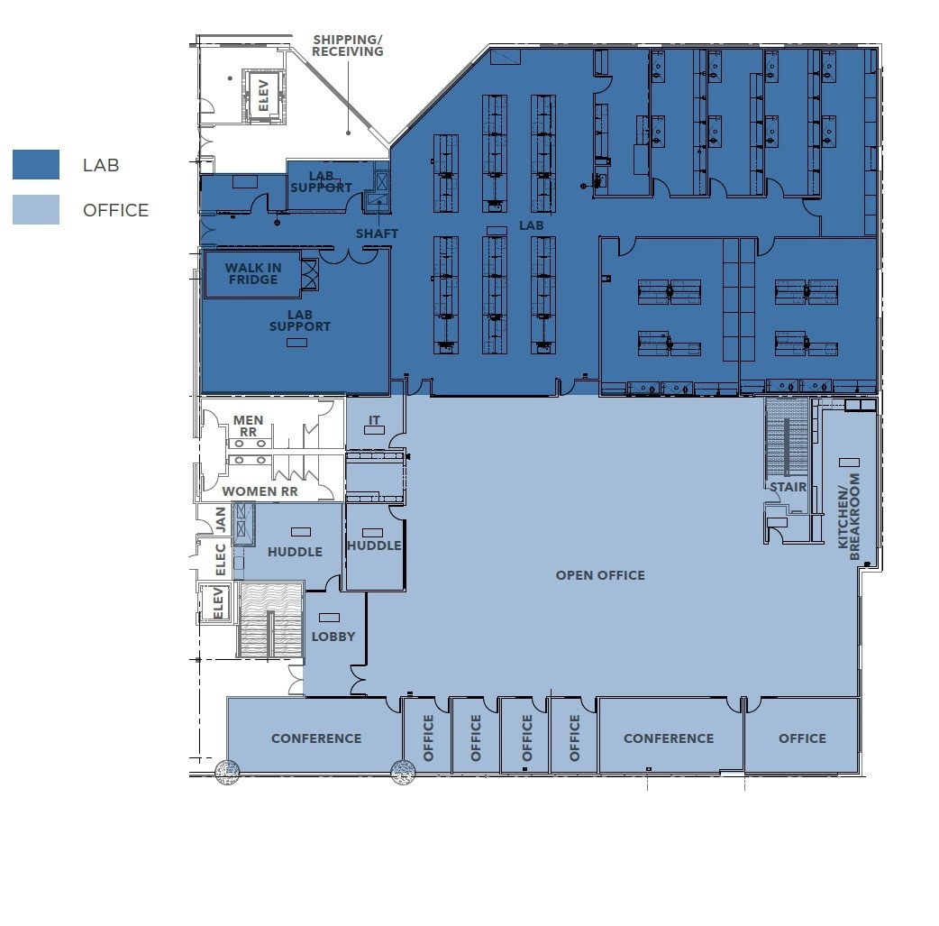 5580 Morehouse Dr, San Diego, CA à louer Plan d’étage– Image 1 sur 2
