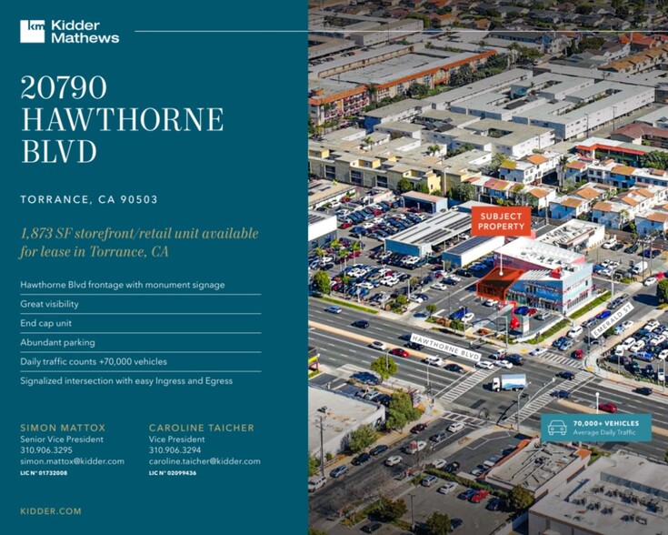 20790-20798 Hawthorne Blvd, Torrance, CA à louer - Photo de l’immeuble – Image 3 sur 7