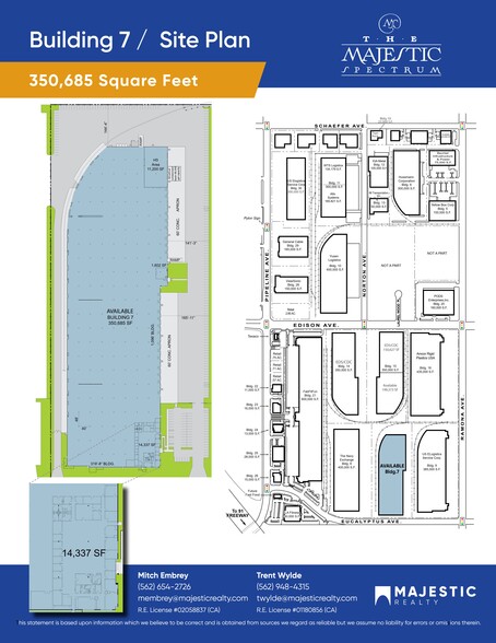 4340 Eucalyptus Ave, Chino, CA à louer - Plan de site – Image 1 sur 9