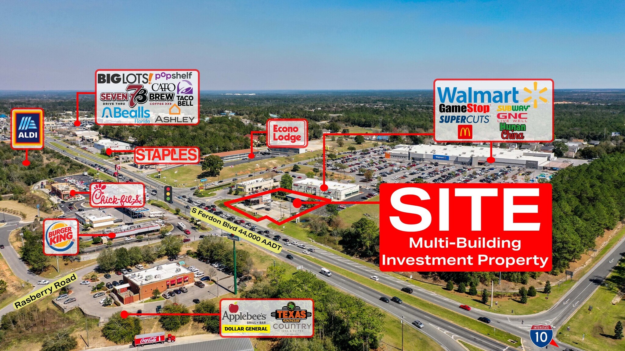 3301 S Ferdon Blvd, Crestview, FL à vendre Photo de l’immeuble– Image 1 sur 8