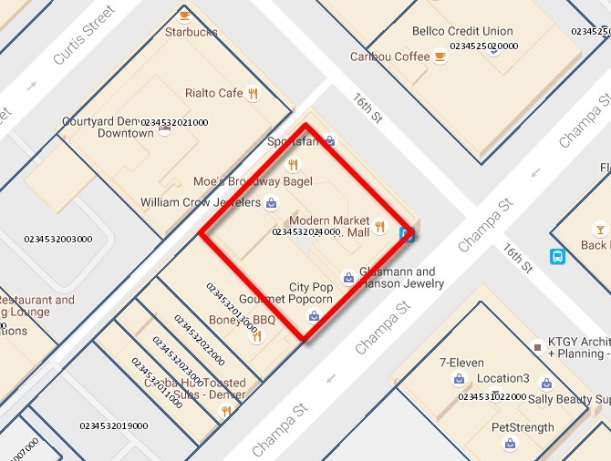 910 16th St, Denver, CO à louer - Plan cadastral – Image 2 sur 7